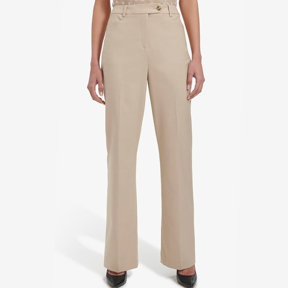 Calvin Klein Women's Size 8 Modern Fit Trousers Straight Leg Suit Pants City NEW